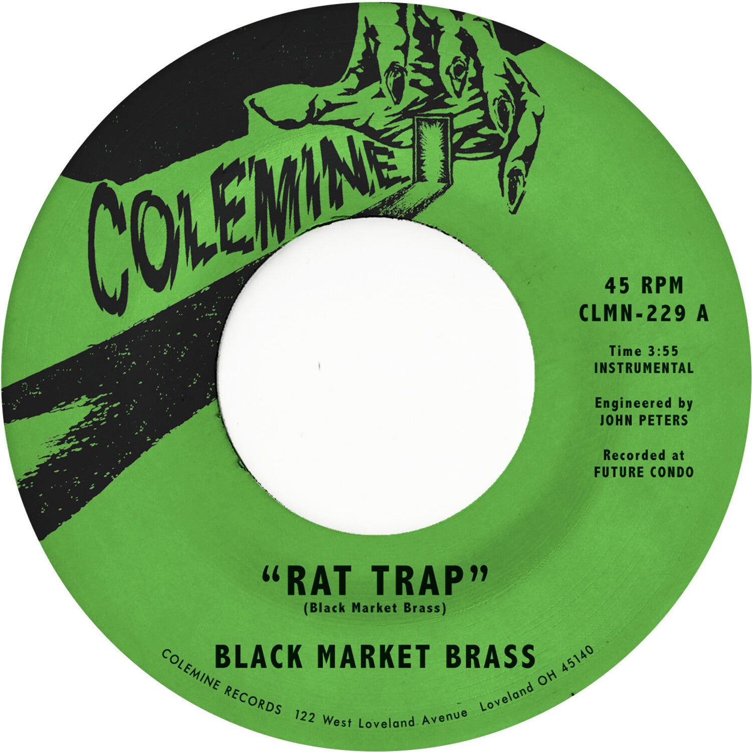 Black Market Brass - Rat Trap / Chop Bop - Purple Swirl (Purple Vinyl)