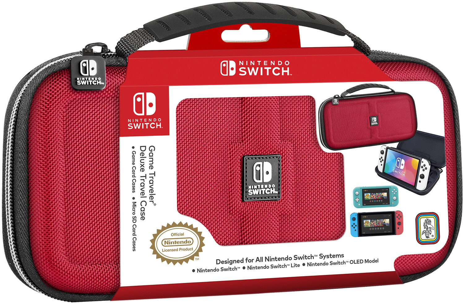 Switch Accessory: Case - RDS Game Traveler Deluxe - : Officially Licensed by Nintendo