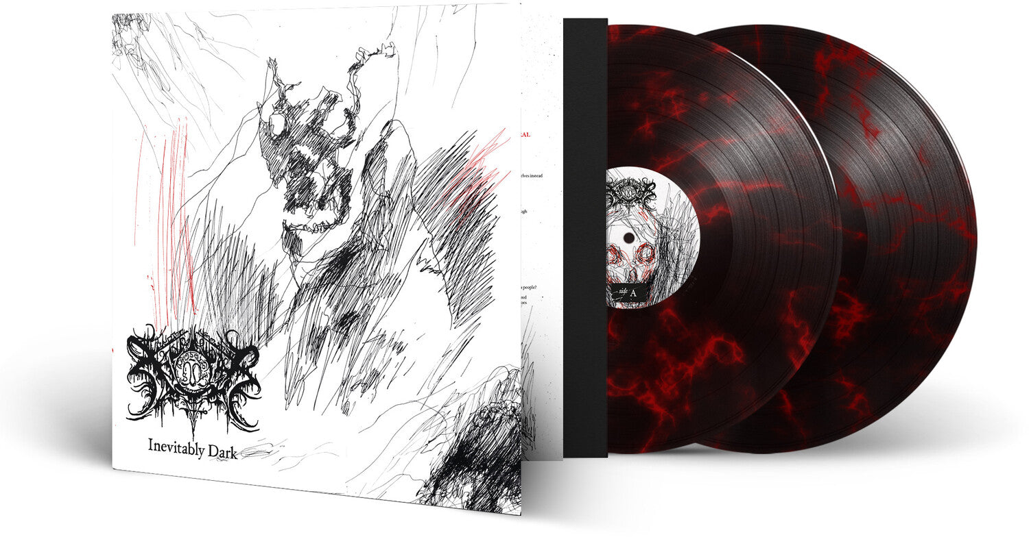 Xasthur - Inevitably Dark - Red/Black Marble 2xLP (Red Vinyl)