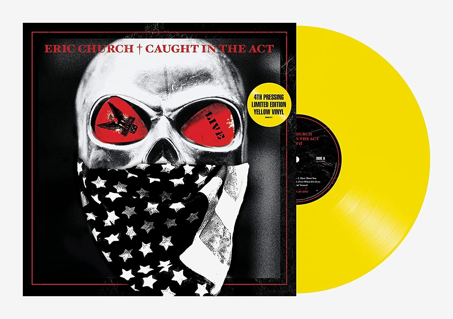 Eric Church - Caught In The Act: Live 2xLP (Yellow Vinyl)