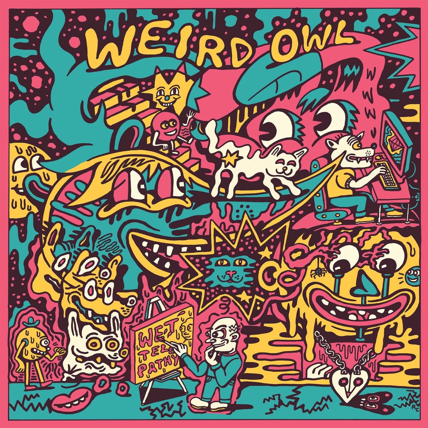Weird Owl - Wet Telepathy (White Vinyl)
