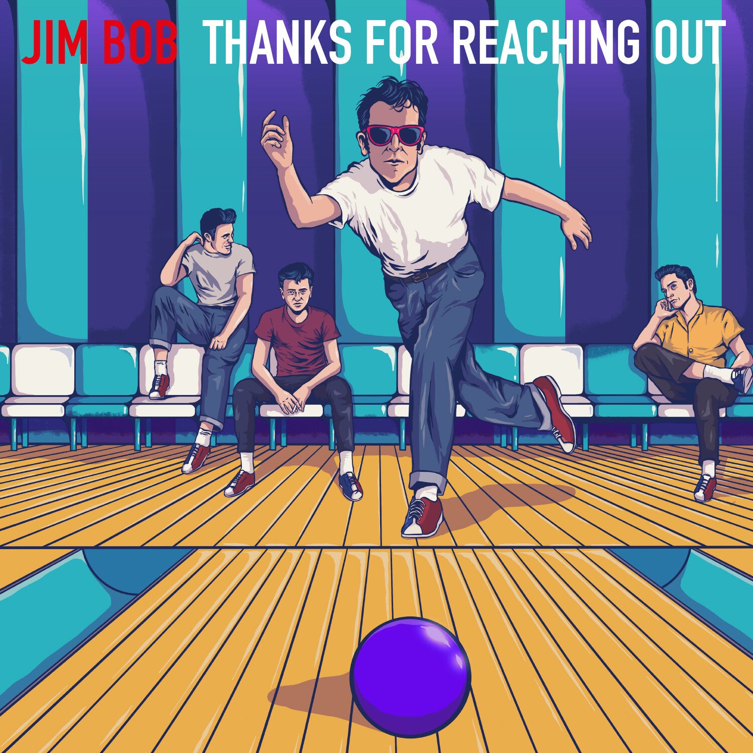 Jim Bob - Thanks For Reaching Out - Purple Vinyl w/ 2024 Calendar (Purple Vinyl)