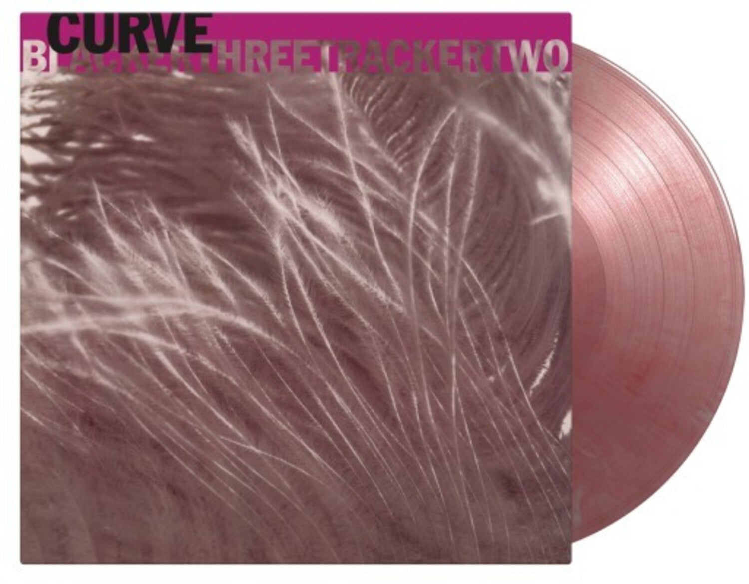 Curve - Blackerthreetrackertwo - Limited 180-Gram Silver & Red Marble Colored Vinyl (Silver Vinyl)