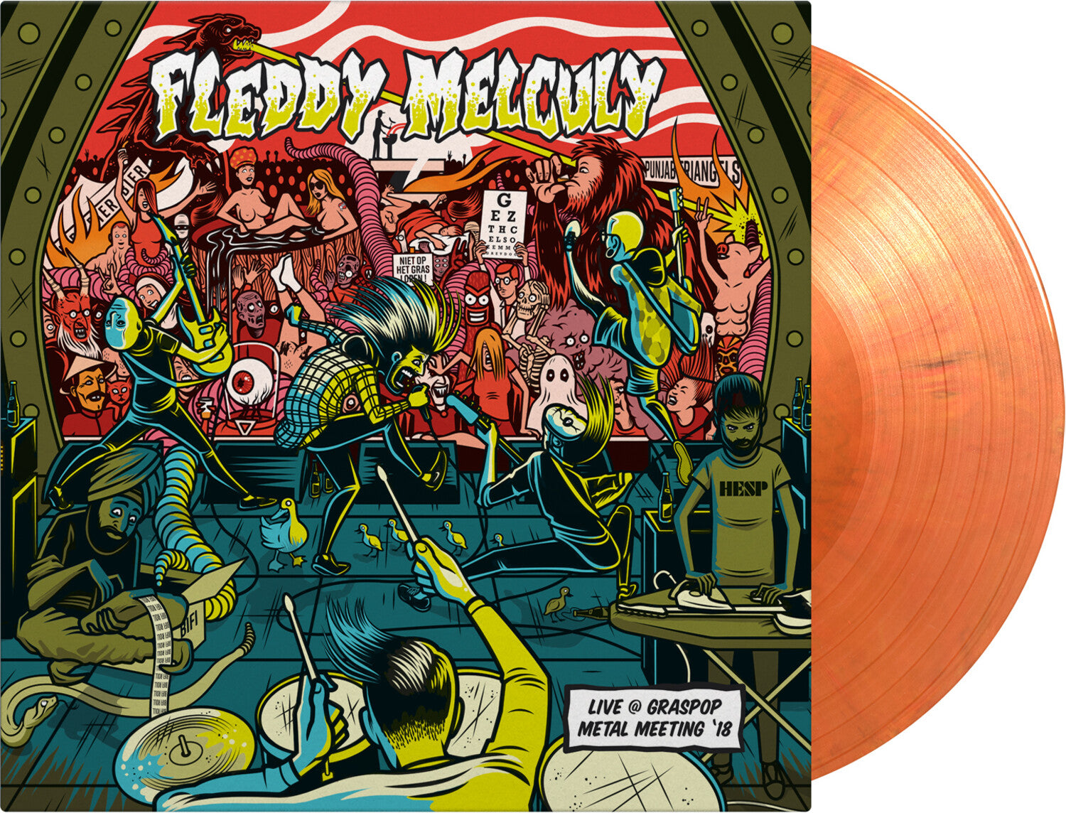 Fleddy Melculy - Live At Graspop Metal Meeting '18 (Orange Vinyl)