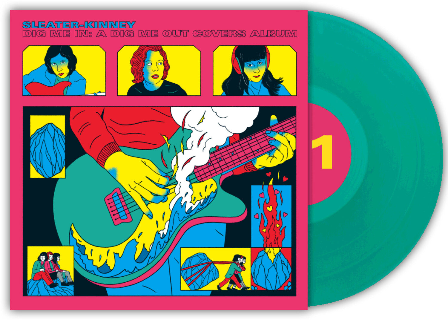 Sleater-Kinney - Dig Me in: A Dig Me Out Covers Album (Green Vinyl)