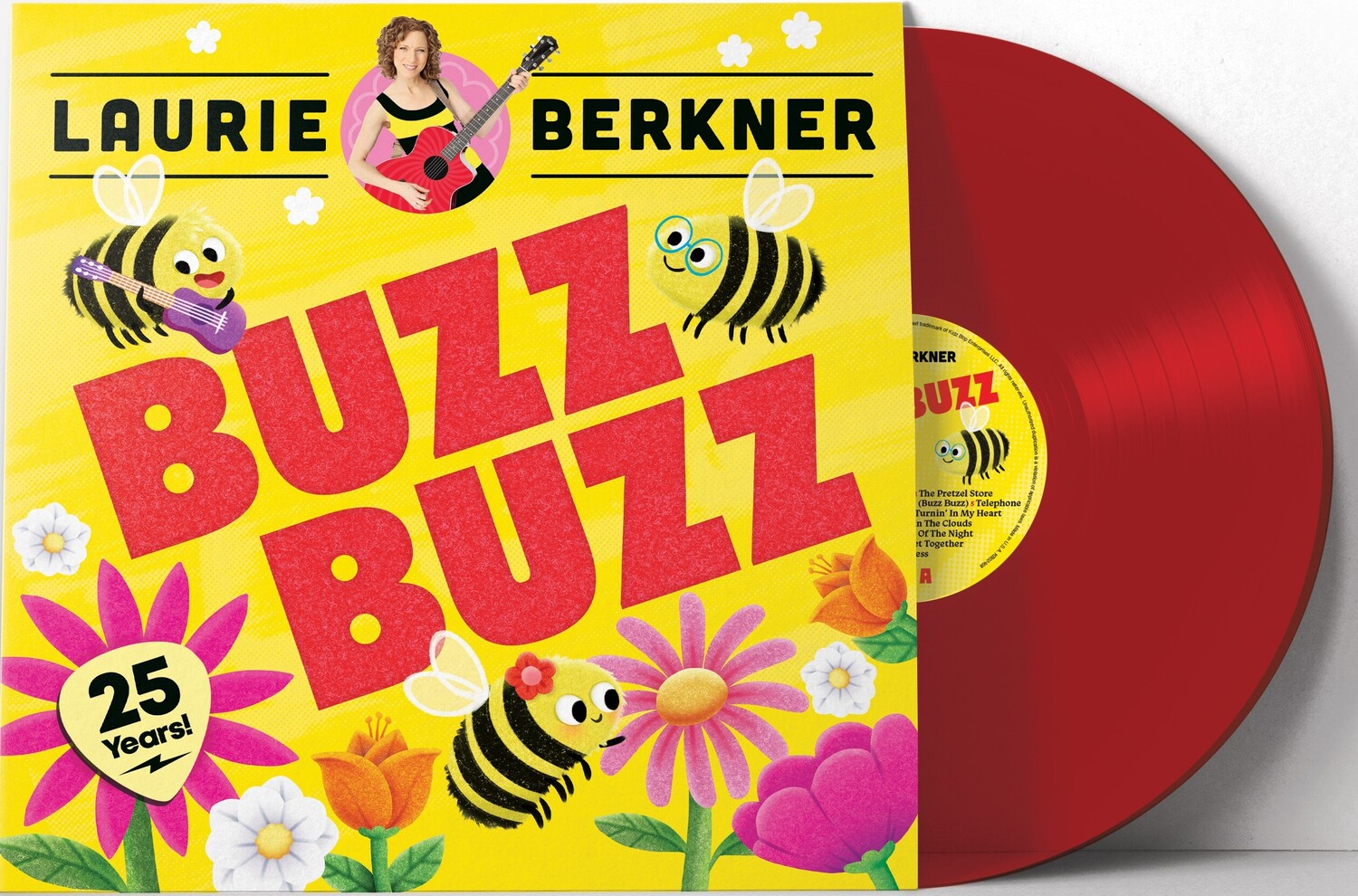 Laurie Berkner - Buzz Buzz (Red Vinyl)