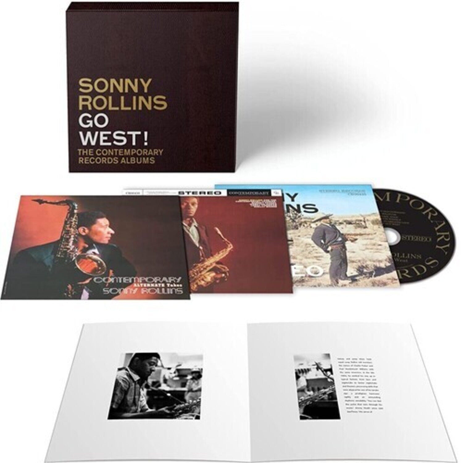 Sonny Rollins - Go West!: The Contemporary Records Albums (CD) — CD album cover
