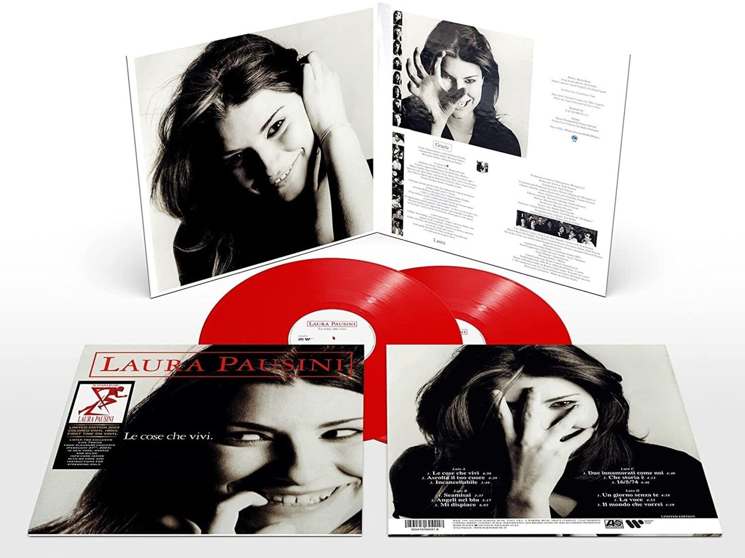 Laura Pausini - Le Cose Che Vivi 2xLP (Red Vinyl)