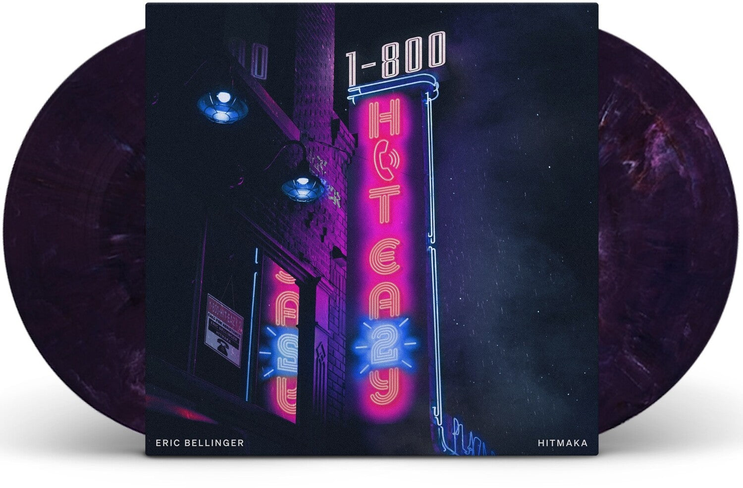 Eric Bellinger - 1-800-Hit-Eazy: Line 1 & 2 - Dark Purple Marble 2xLP (Purple Vinyl)