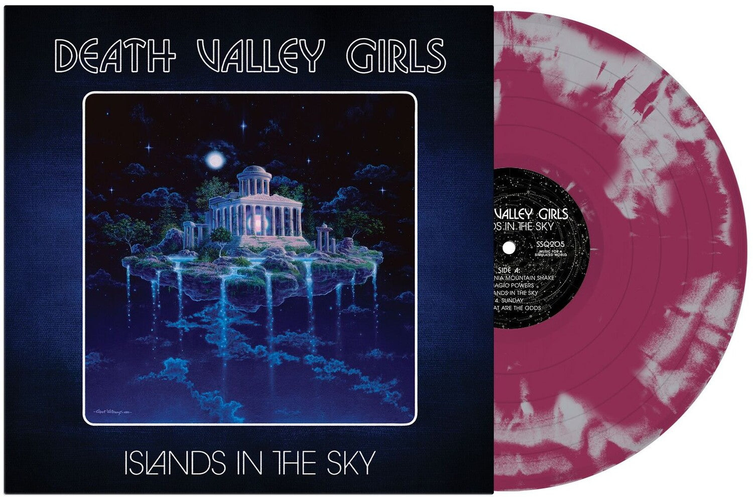 Death Valley Girls - Islands In The Sky - Grimace Purple W/silver (Purple Vinyl)