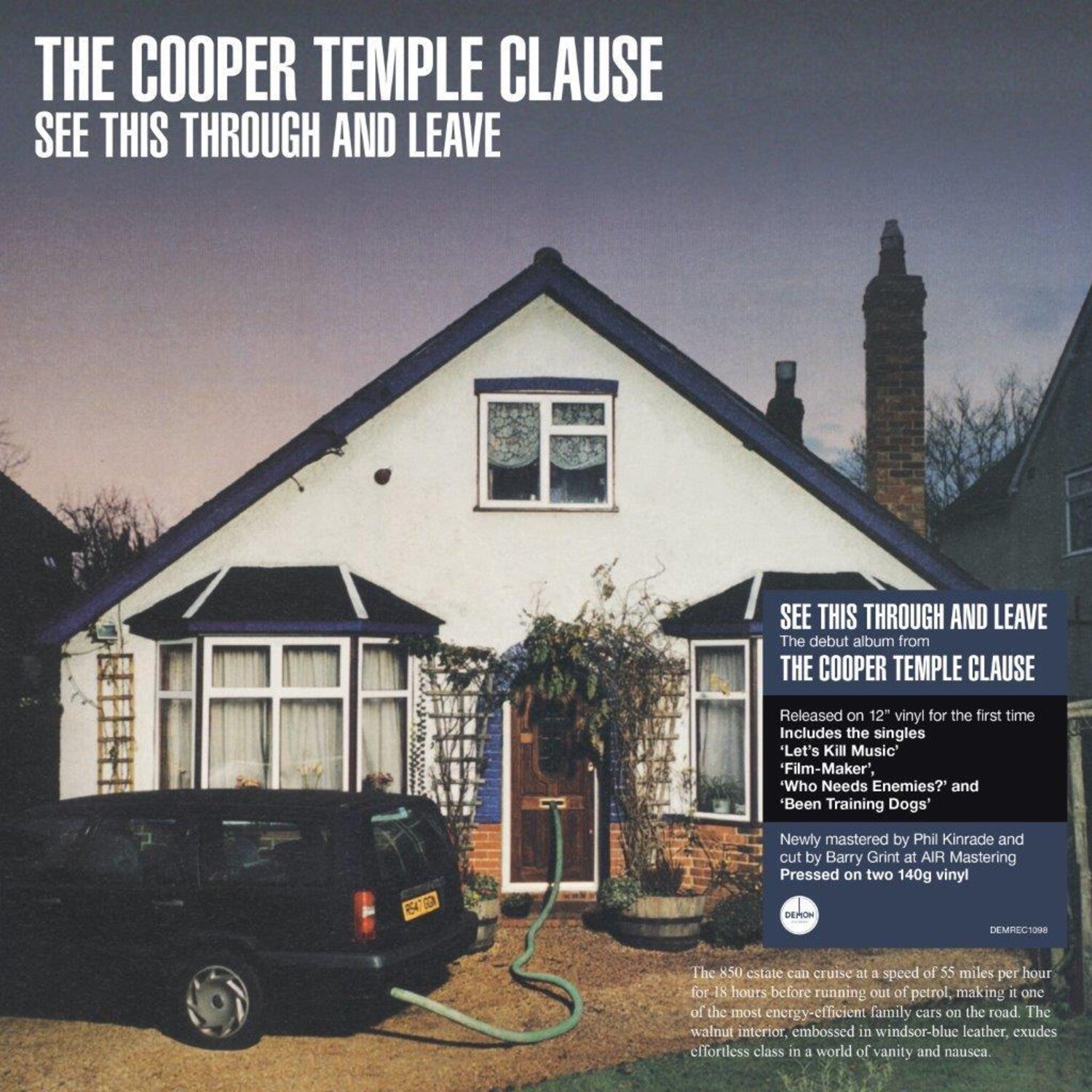 Cooper Temple Clause - See This Through & Leave - 140 2xLP (Black Vinyl)