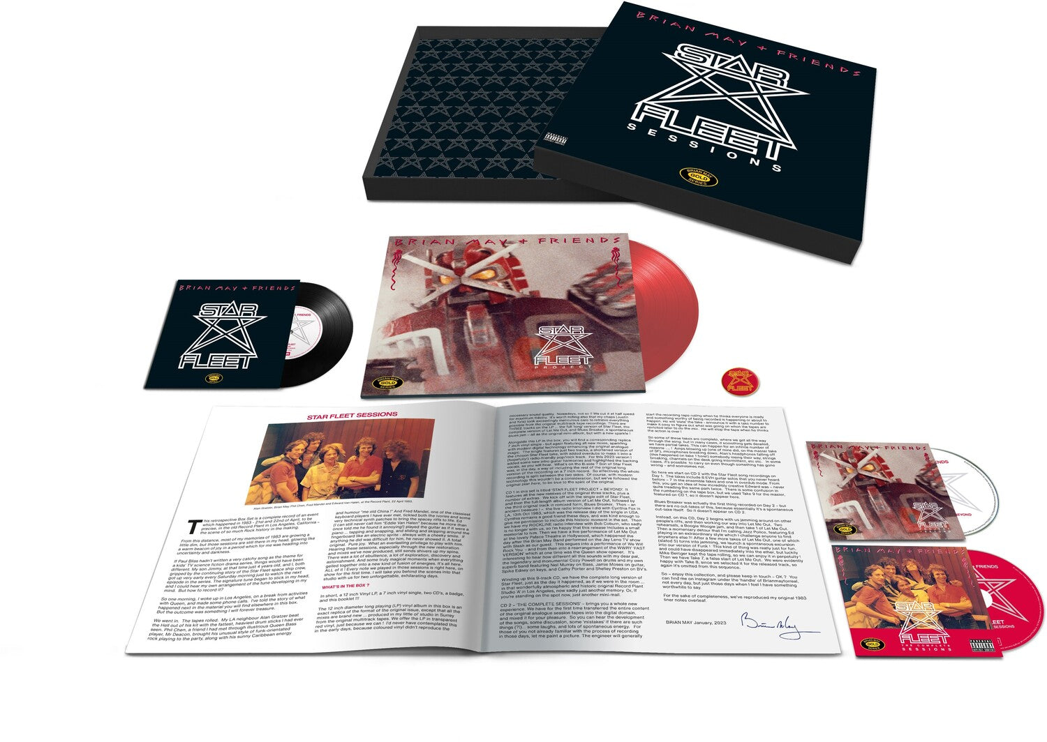 Brian May & Friends - Star Fleet Sessions 4xLP (Red Vinyl)
