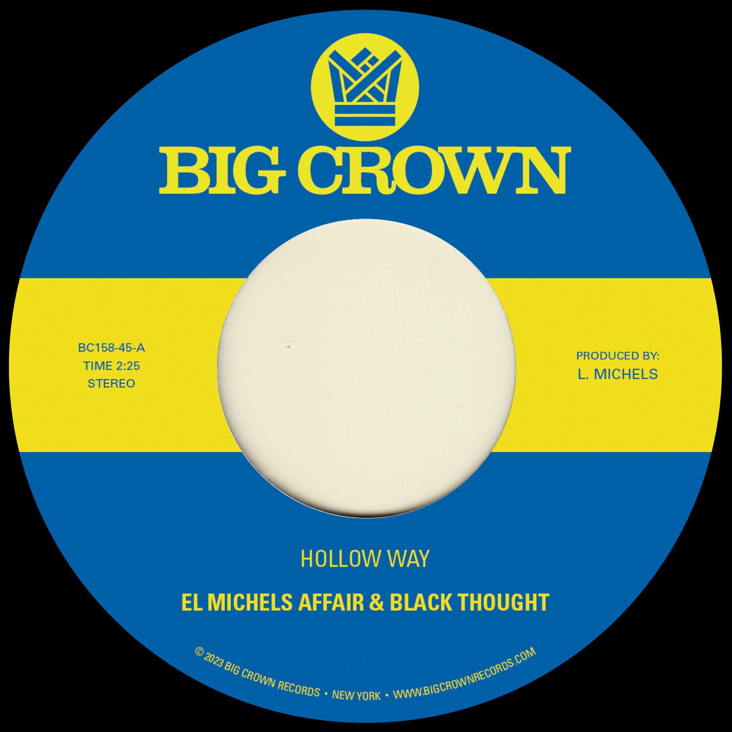 El Michels Affair & Black Thought - Hollow Way B/w I'm Still Somehow