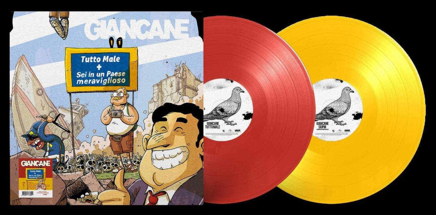 Giancane - Tutto Male - Red & Yellow Vinyl 2xLP (Red Vinyl)