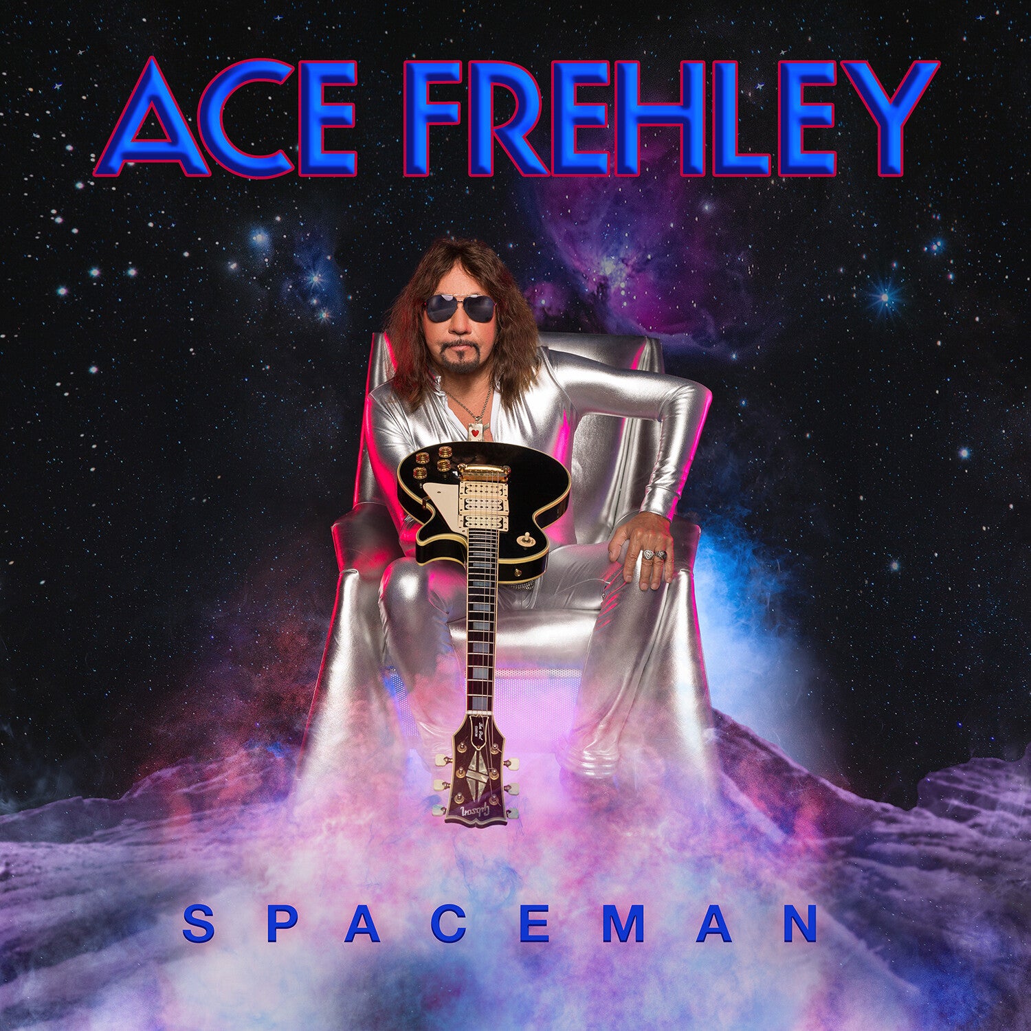 Ace Frehley - Spaceman - Clear & Grape 2xLP (Clear Vinyl)