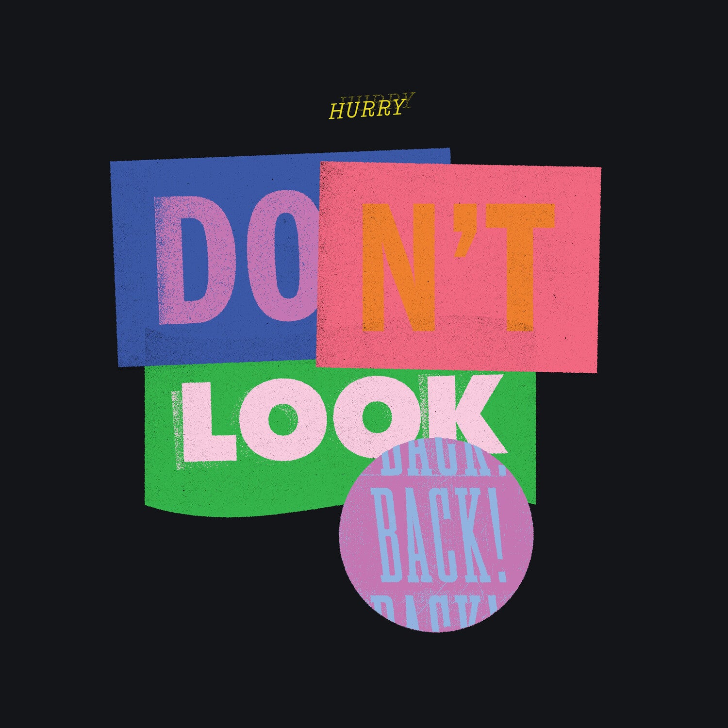 Hurry - Don't Look Back - Purple/blue (Splatter Vinyl)