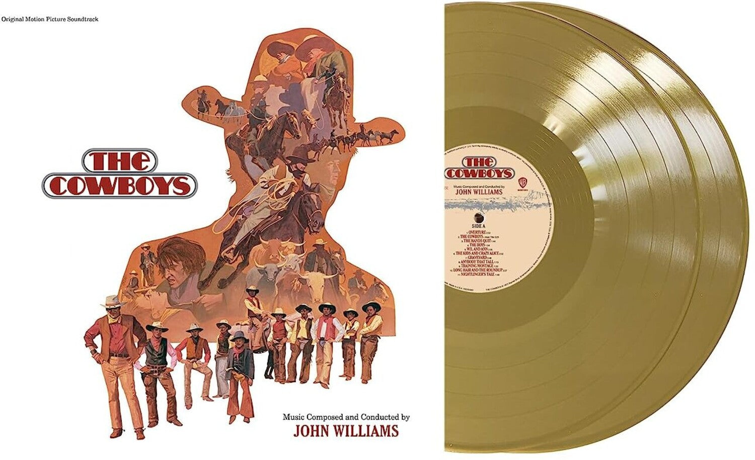 John Williams - The Cowboys (Original Soundtrack) 2xLP (Gold Vinyl)