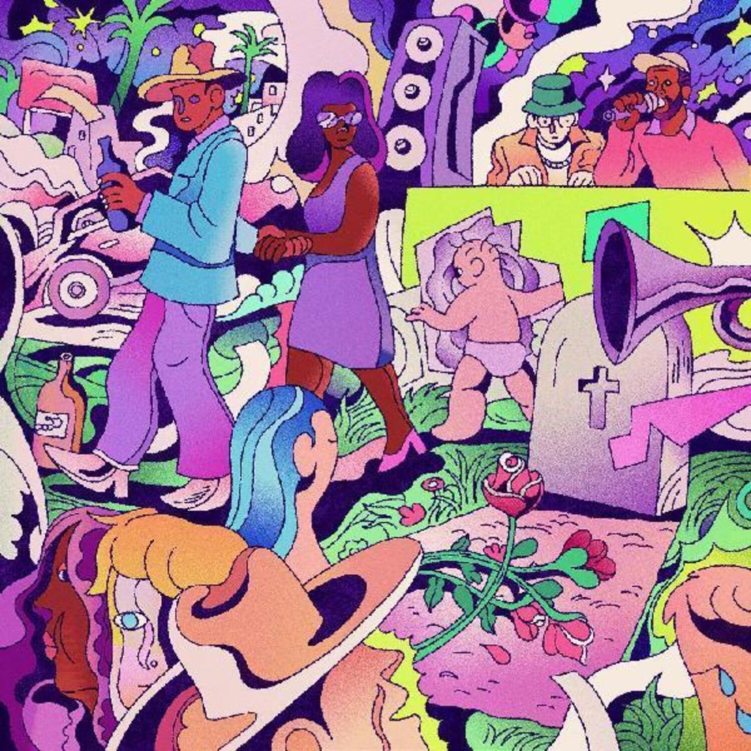 Fat Tony & Taydex - I Will Make A Baby In This Damn Economy (Purple Vinyl)