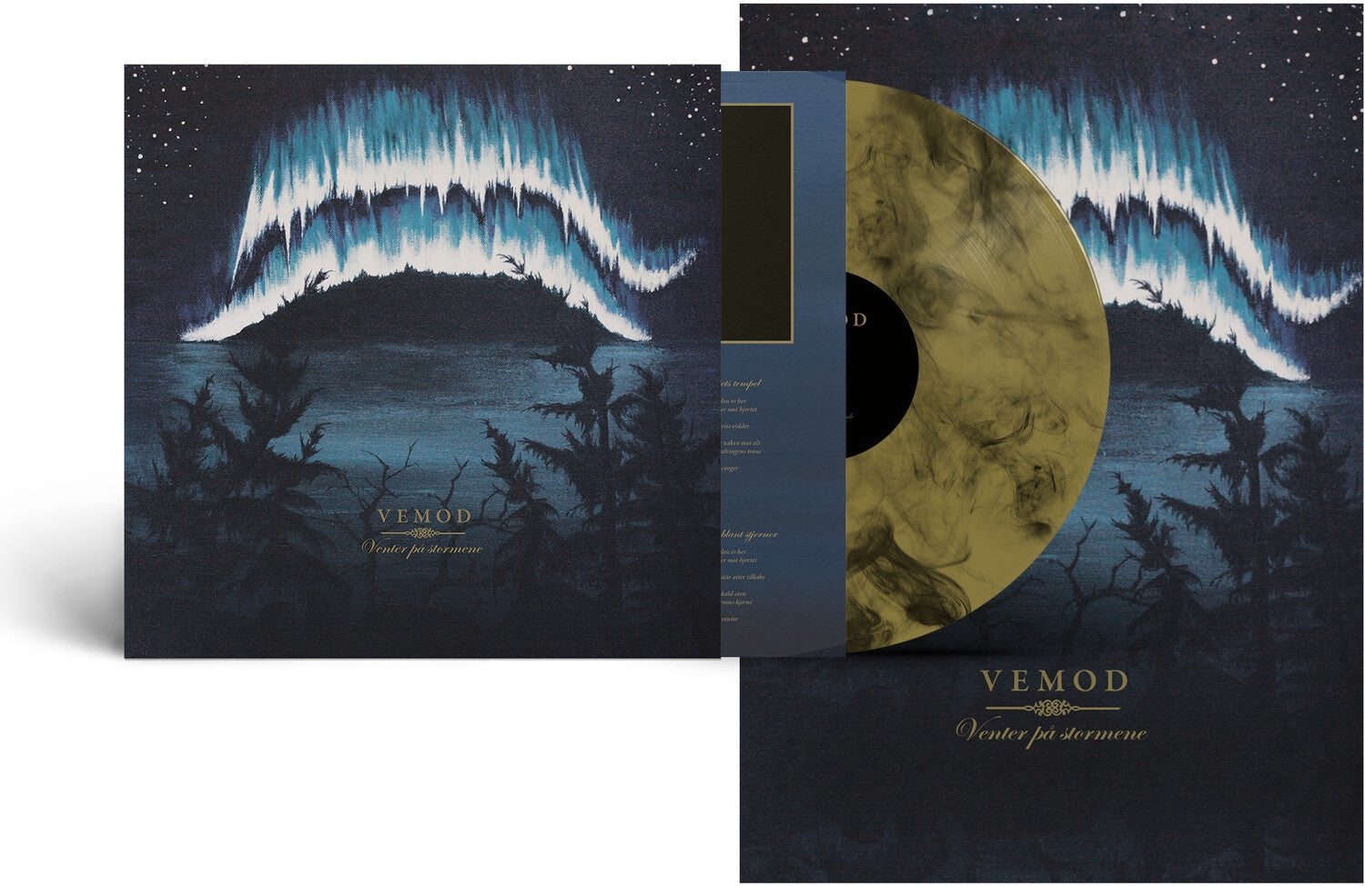Vemod - Venter Pa Stormene - Gold/Black Marbled (Gold Vinyl)