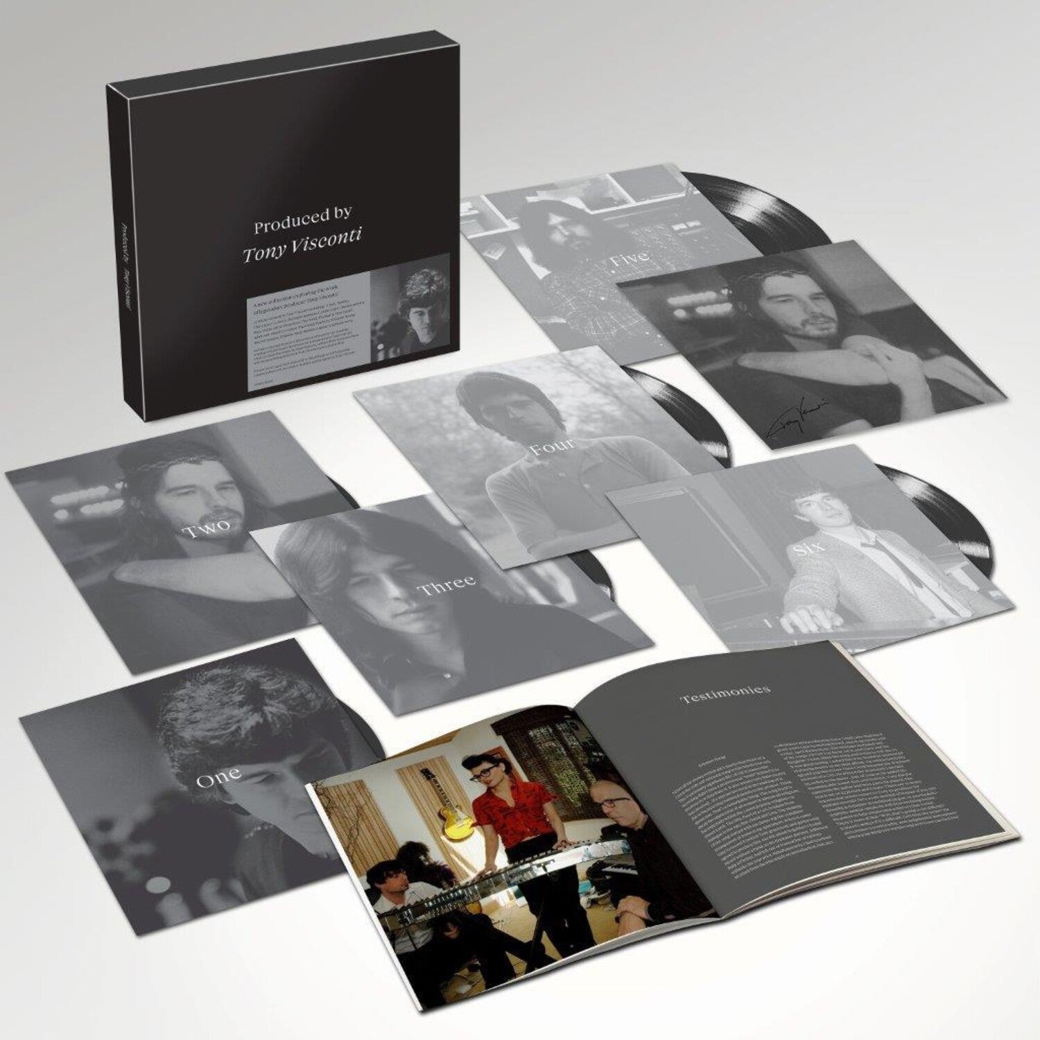 Various Artists - Produced By Tony Visconti / Various - Box Set, Ltd 1000 Signed Copies 6xLP