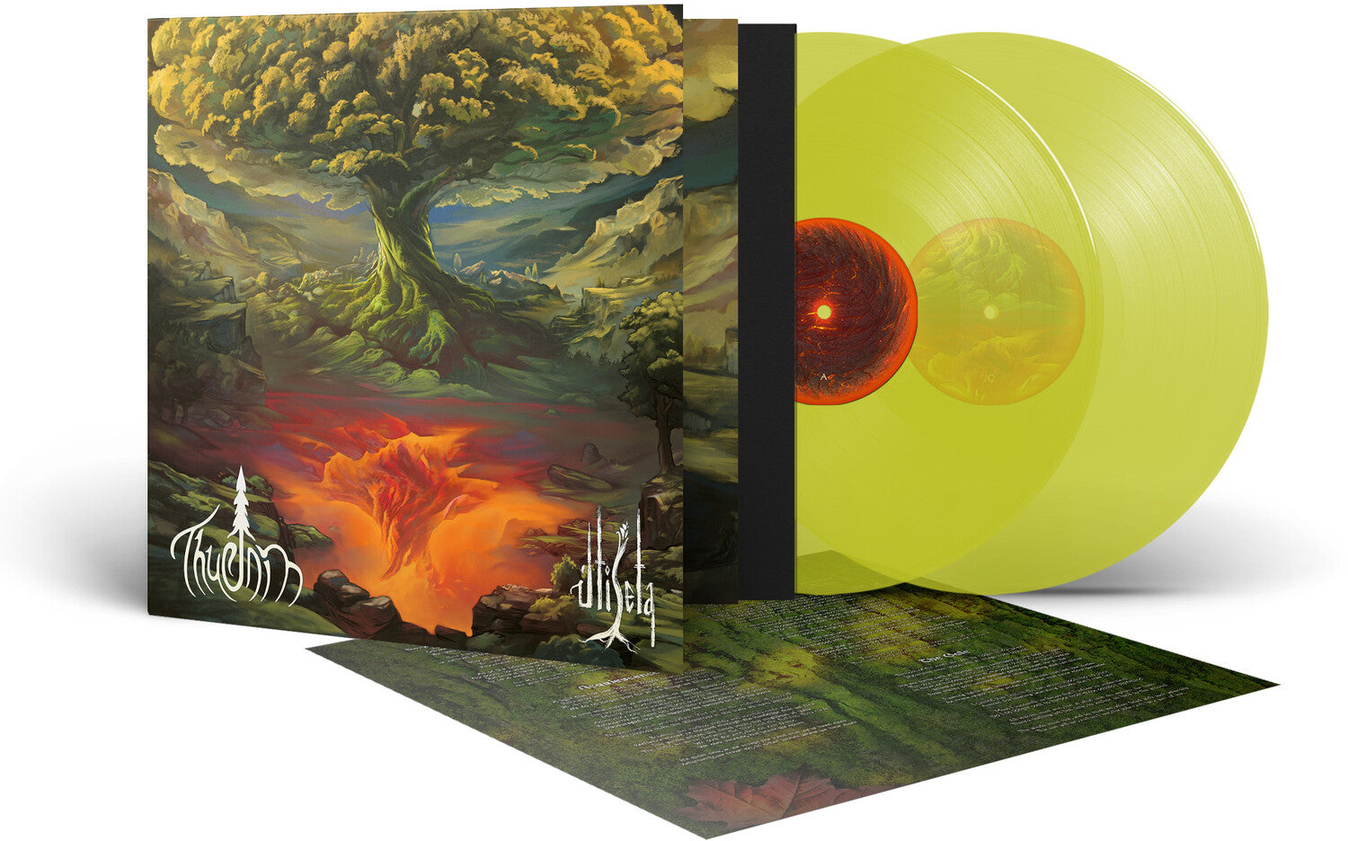 Thurnin - Utiseta - Transparent Lime 2xLP (Green Vinyl)