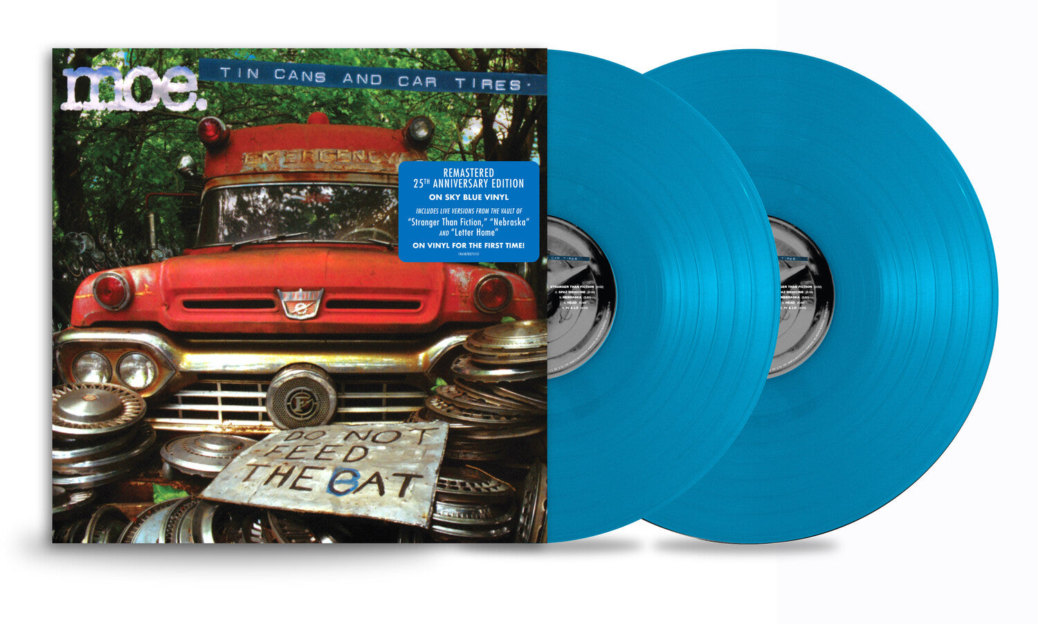 moe. - Tin Cans And Car Tires 2xLP (Blue Vinyl)