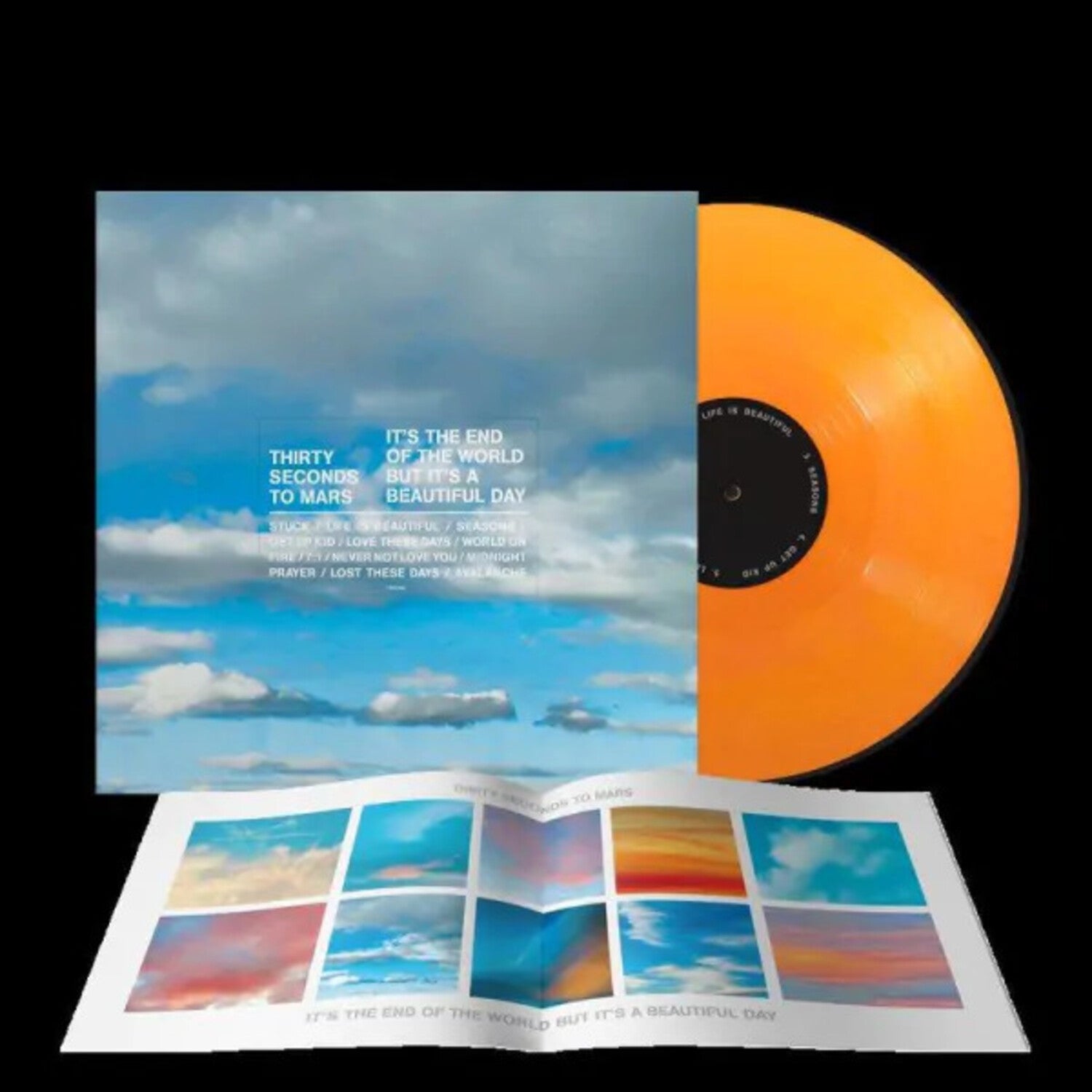 Thirty Seconds to Mars - It's The End Of The World But It's A Beautiful Day (Orange Vinyl)