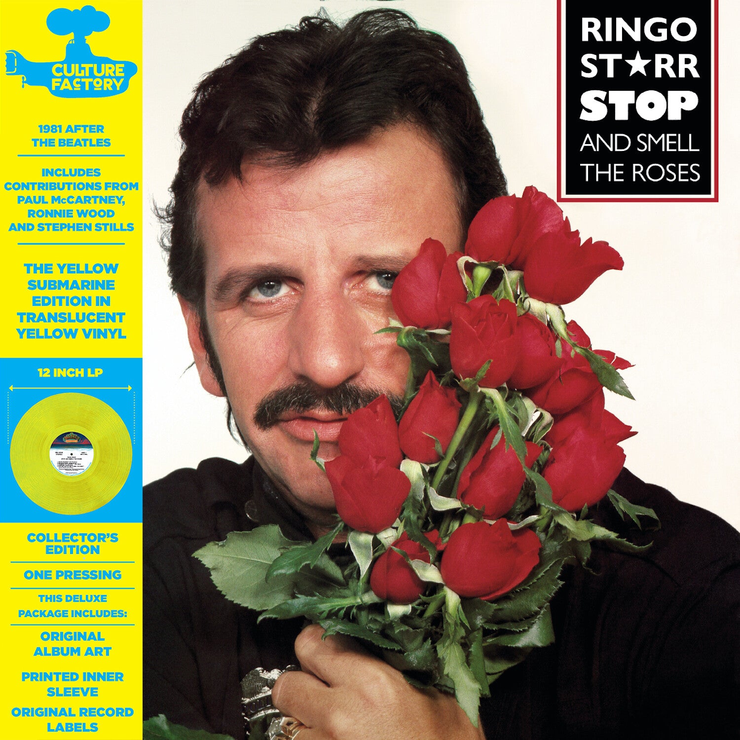 Ringo Starr - Stop and Smell the Roses: Yellow Submarine Edition (Clear Vinyl)