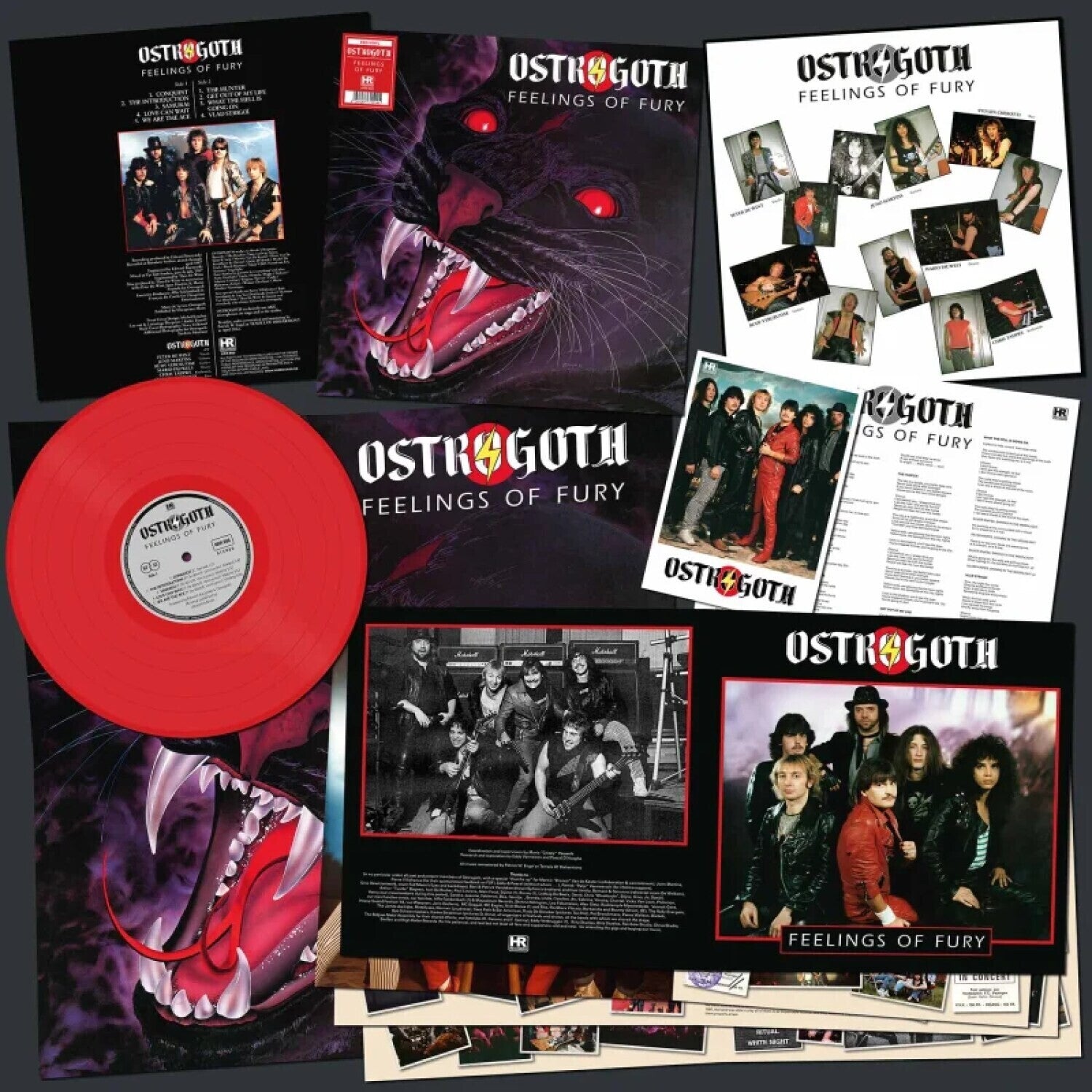 Ostrogoth - Feelings Of Fury (Red Vinyl)