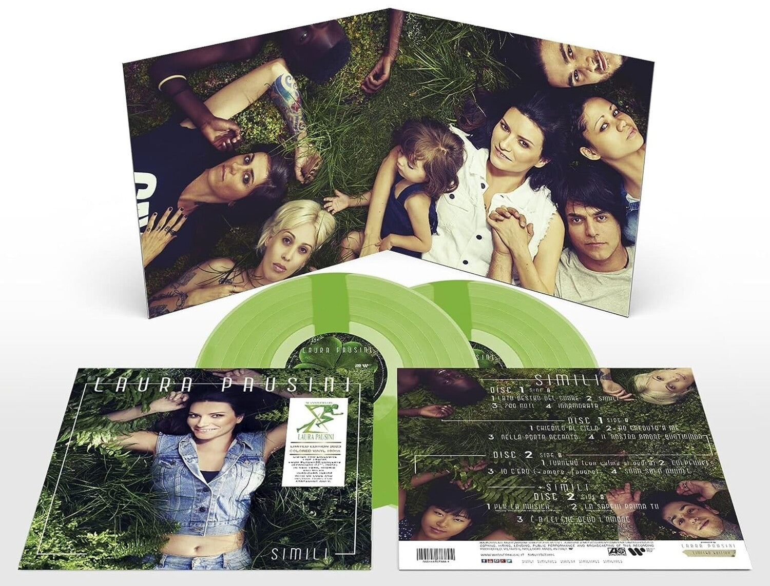 Laura Pausini - Simili - Ltd Numbered 180gm Transparent Green Vinyl 2xLP (Clear Vinyl)