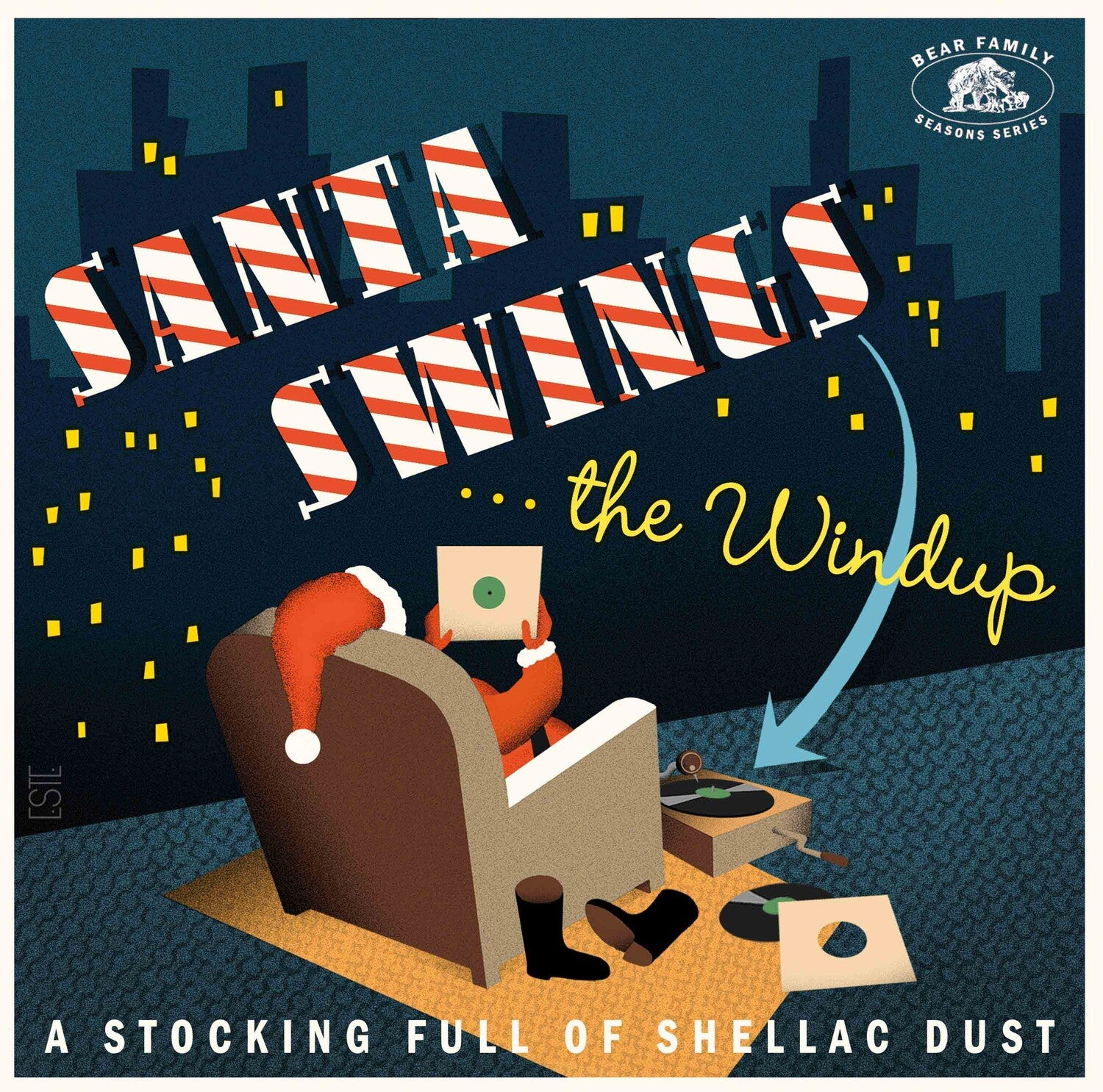 Santa Swings...the Windup: A Stocking Full / Var - Santa Swings...The Windup: A Stocking Full Of Shellac Dust (Red Vinyl)