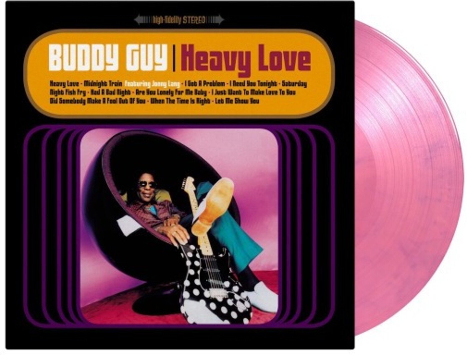 Buddy Guy - Heavy Love - Limited Gatefold 180-Gram Pink & Purple Marble Colored Vinyl 2xLP (Pink Vinyl)