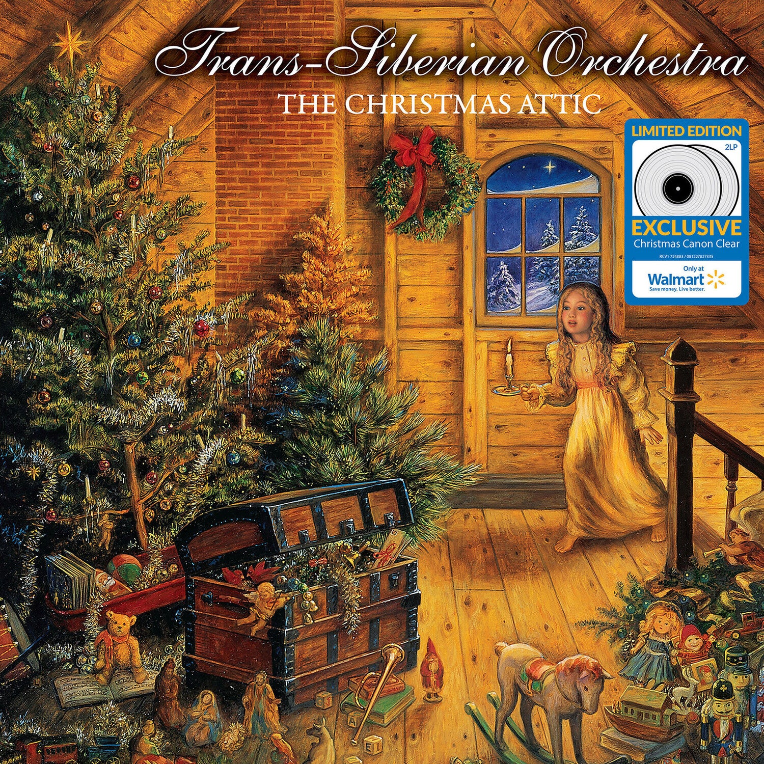 Trans-Siberian Orchestra - The Christmas Attic 2xLP (Clear Vinyl)