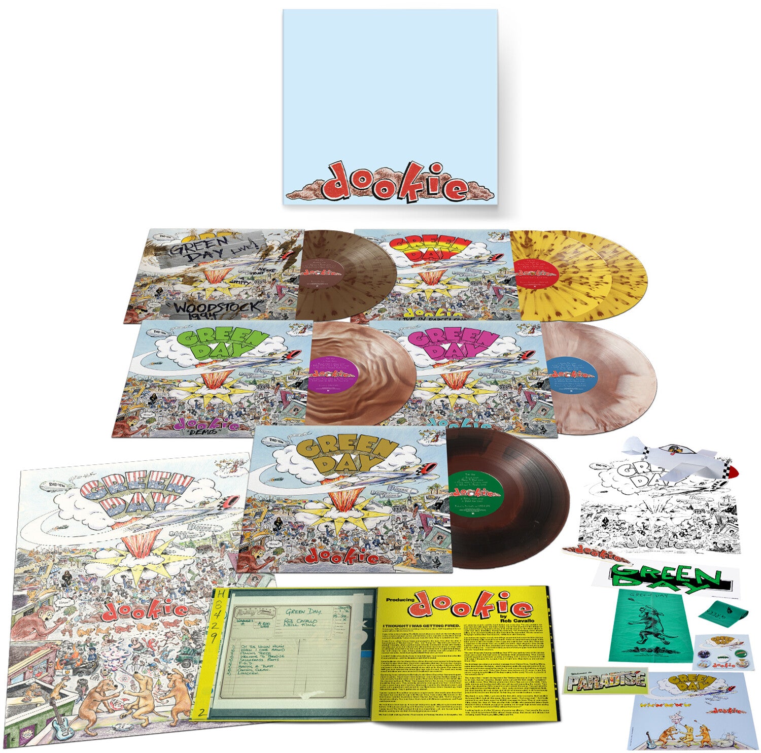 Green Day - Dookie 6xLP (Brown Vinyl)