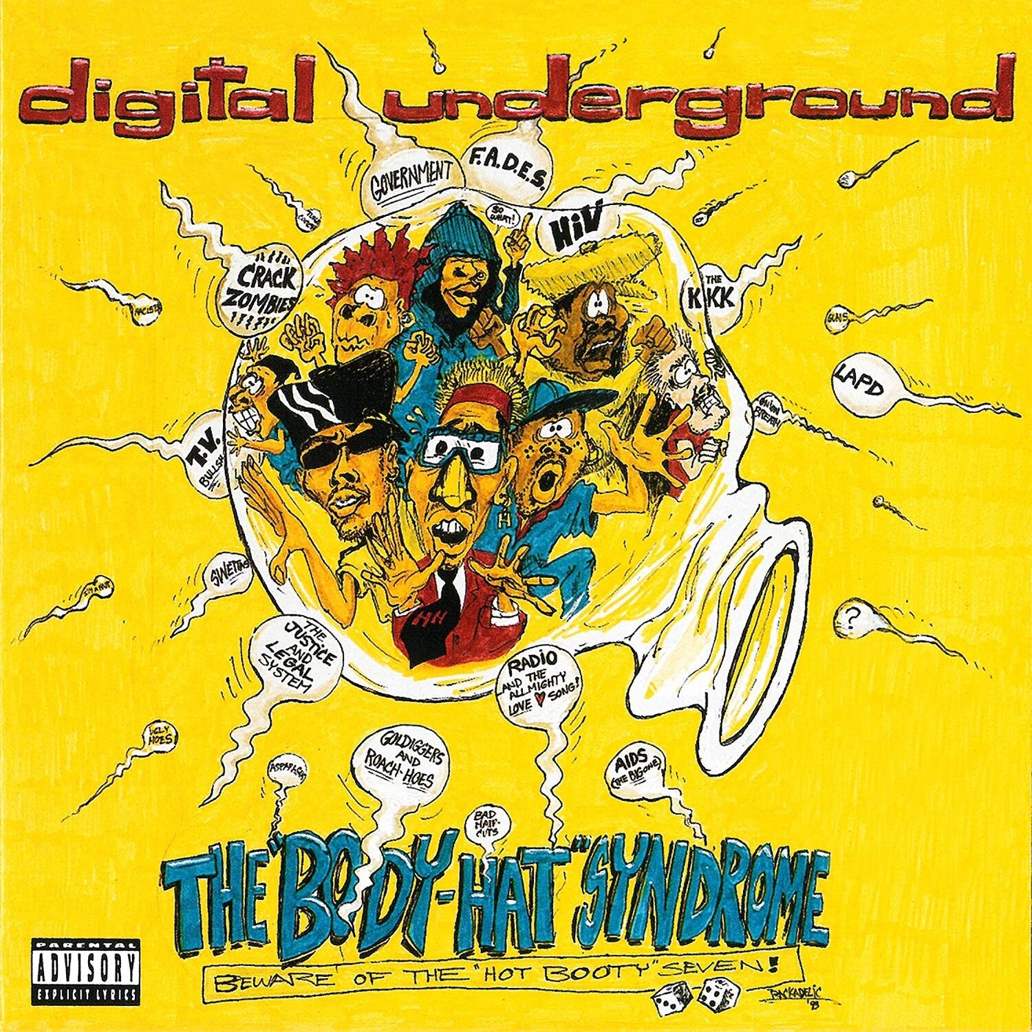 Digital Underground - The Body-Hat Syndrome 2xLP (Yellow Vinyl)