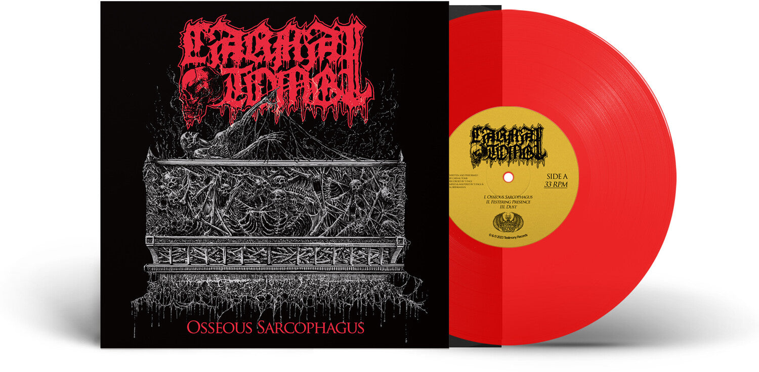 Carnal Tomb - Osseous Sarcophagus (Red Vinyl)