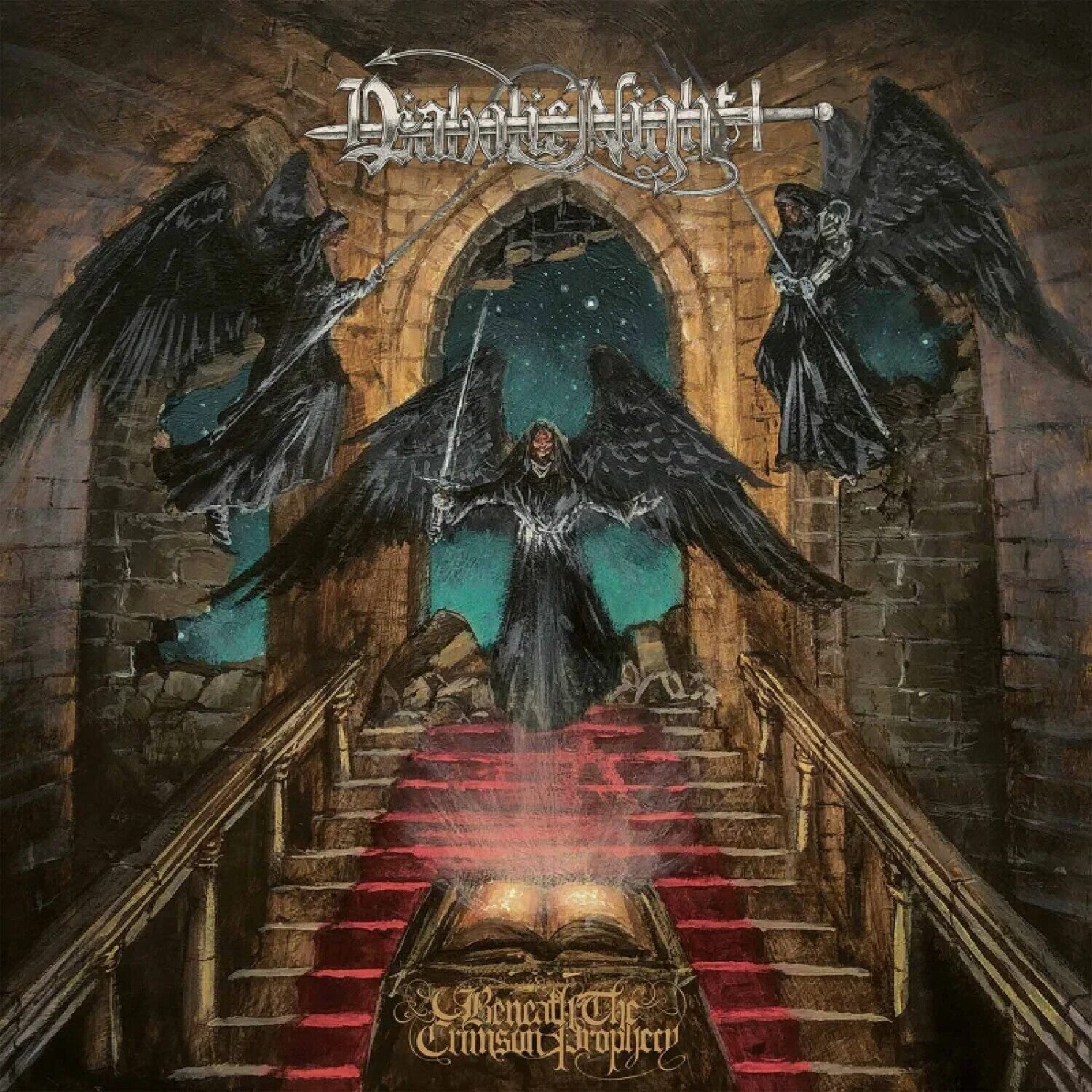 Diabolic Night - Beneath The Crimson Prophecy (Blue Vinyl)