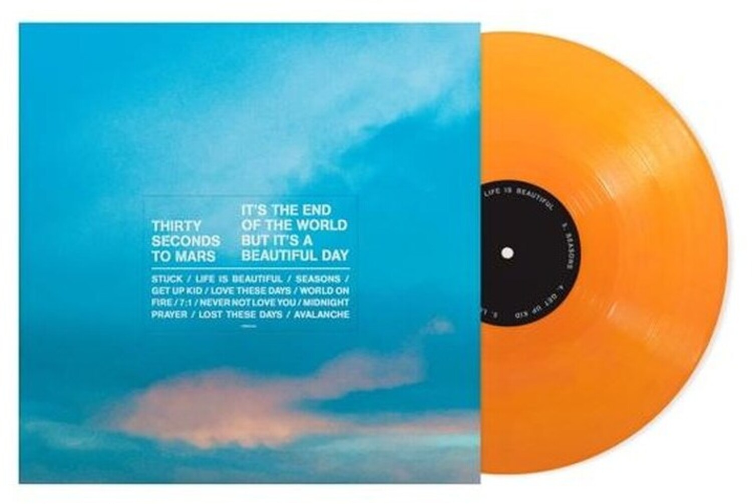 Thirty Seconds to Mars - It's The End of The World But It's A Beautiful Day (Orange Vinyl)