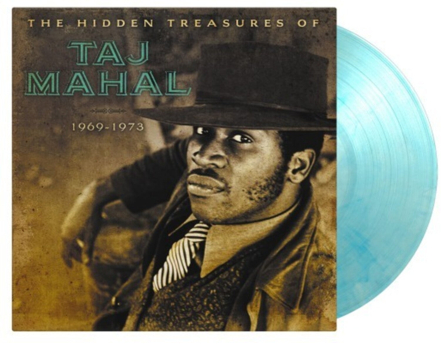 Taj Mahal - Hidden Treasures Of Taj Mahal (1969-1973) - Limited 180-Gram Clear & Blue Marble Colored Vinyl 2xLP (Clear Vinyl)