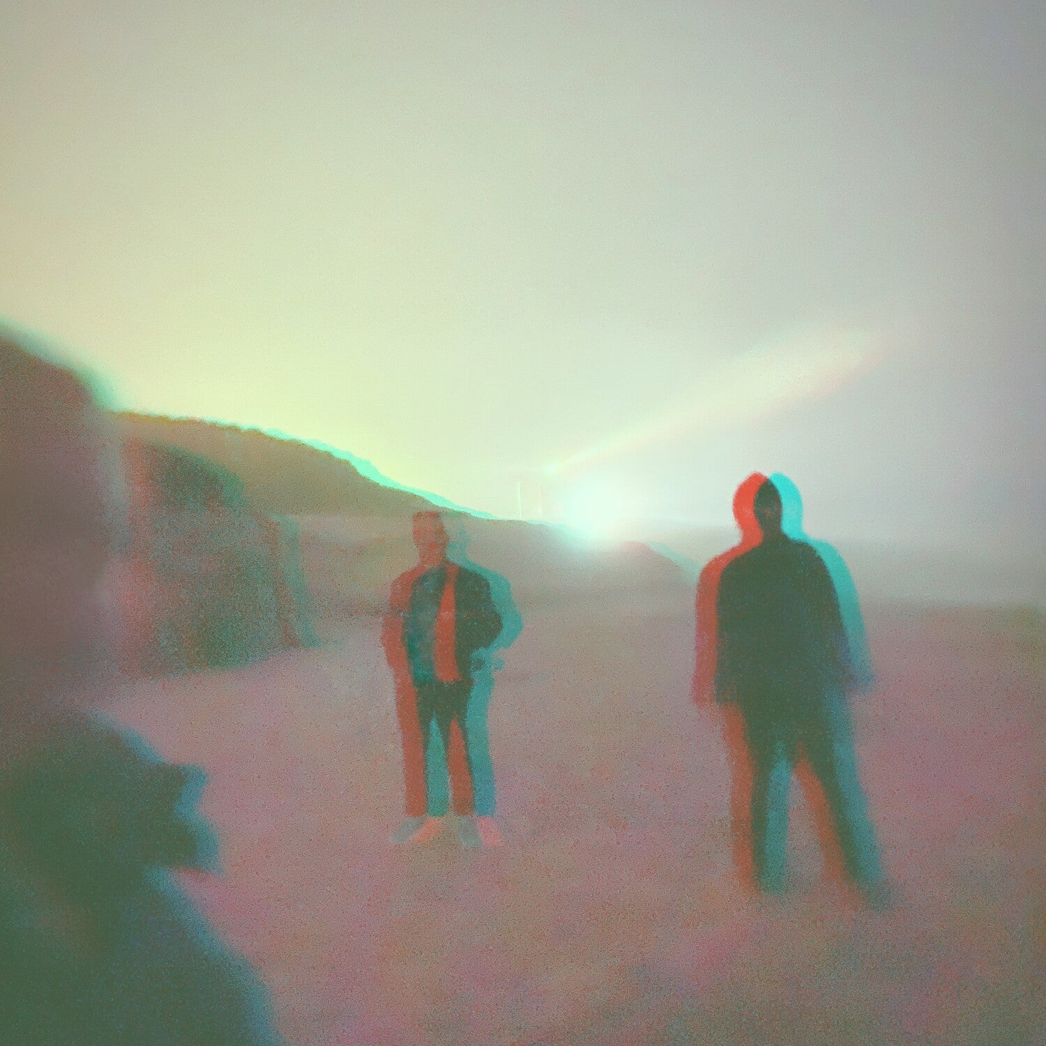 Duster - Remote Echoes - Clear w/Sea Blue & Ruby Splatter (Splatter Vinyl)