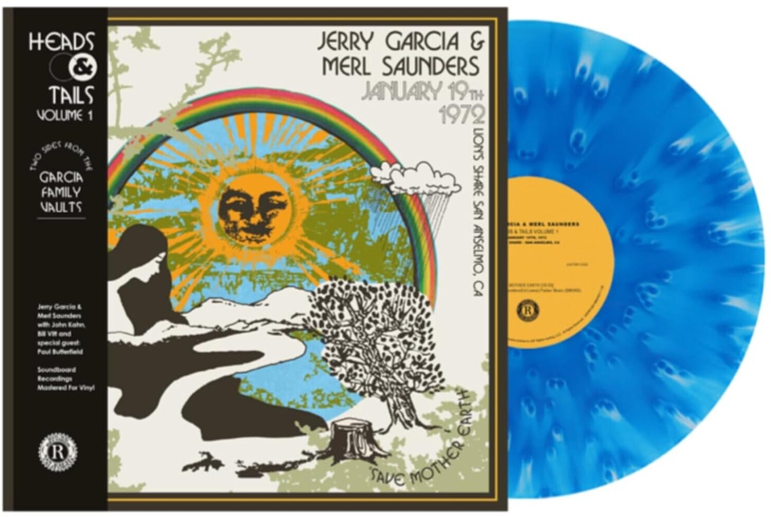Jerry Garcia / Merl Saunders - Heads & Tails Vol. 1 (Blue Vinyl)