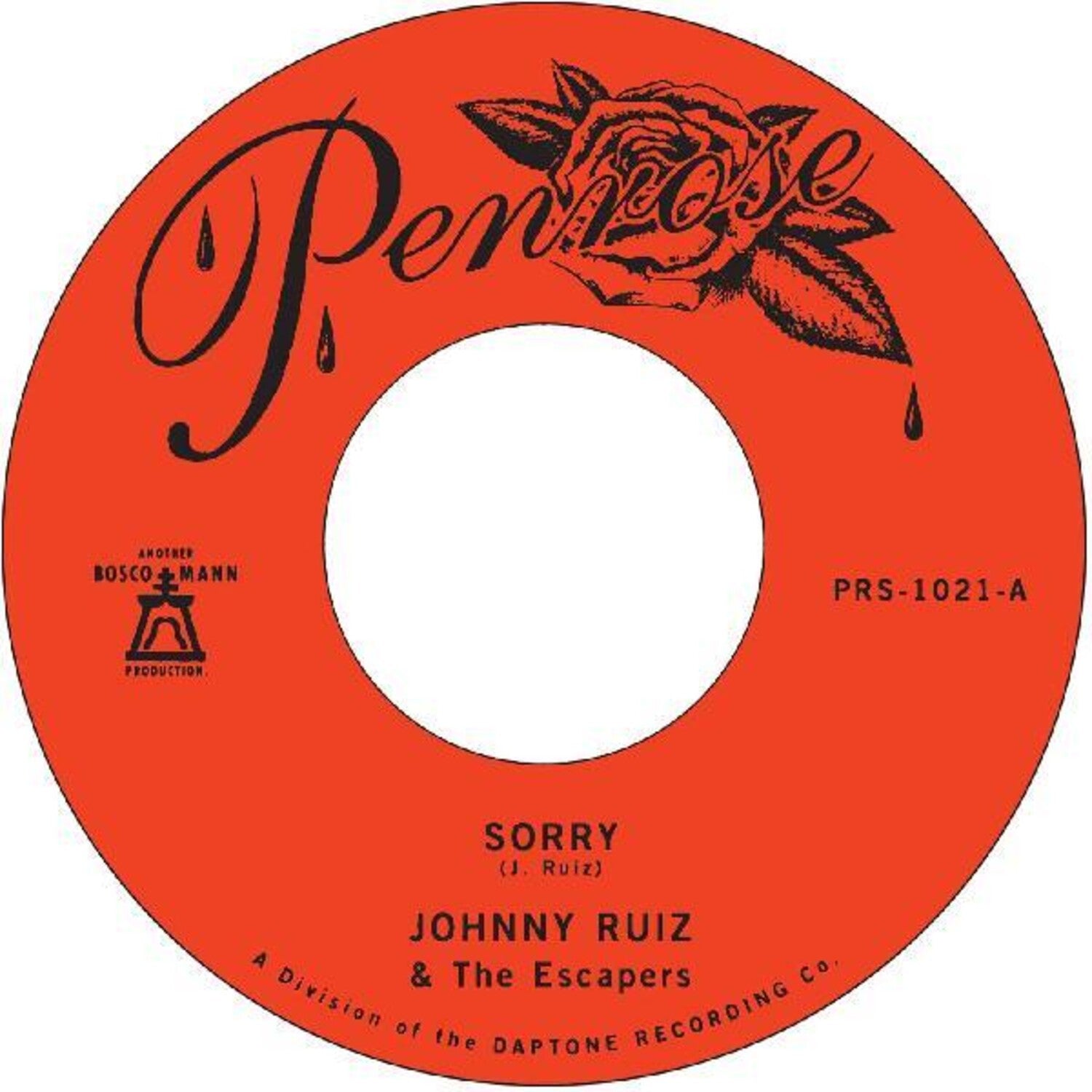 Johnny Ruiz & Escapers - Sorry / Prettiest Girl
