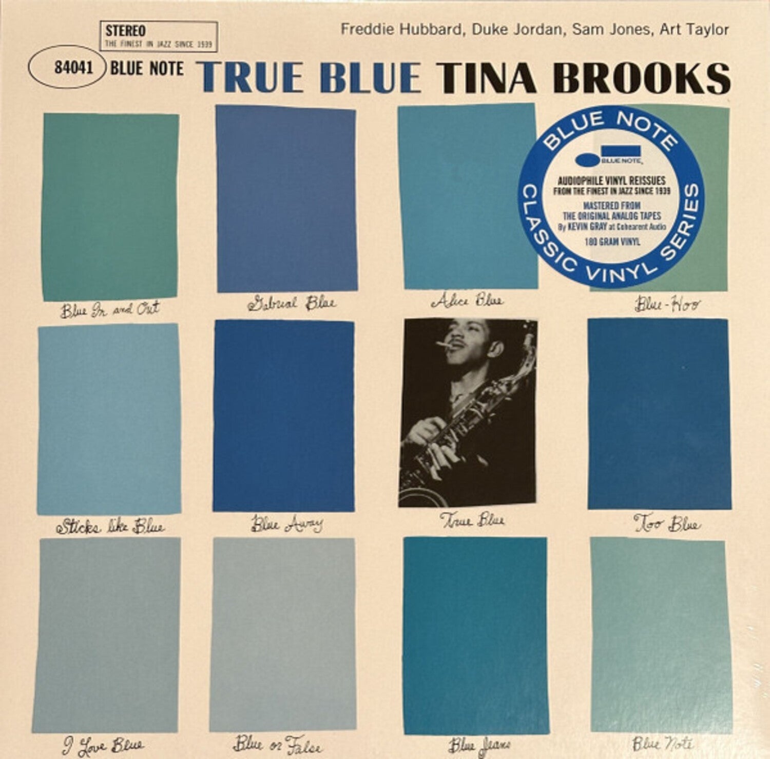 Tina Brooks - True Blue — vinyl LP album cover