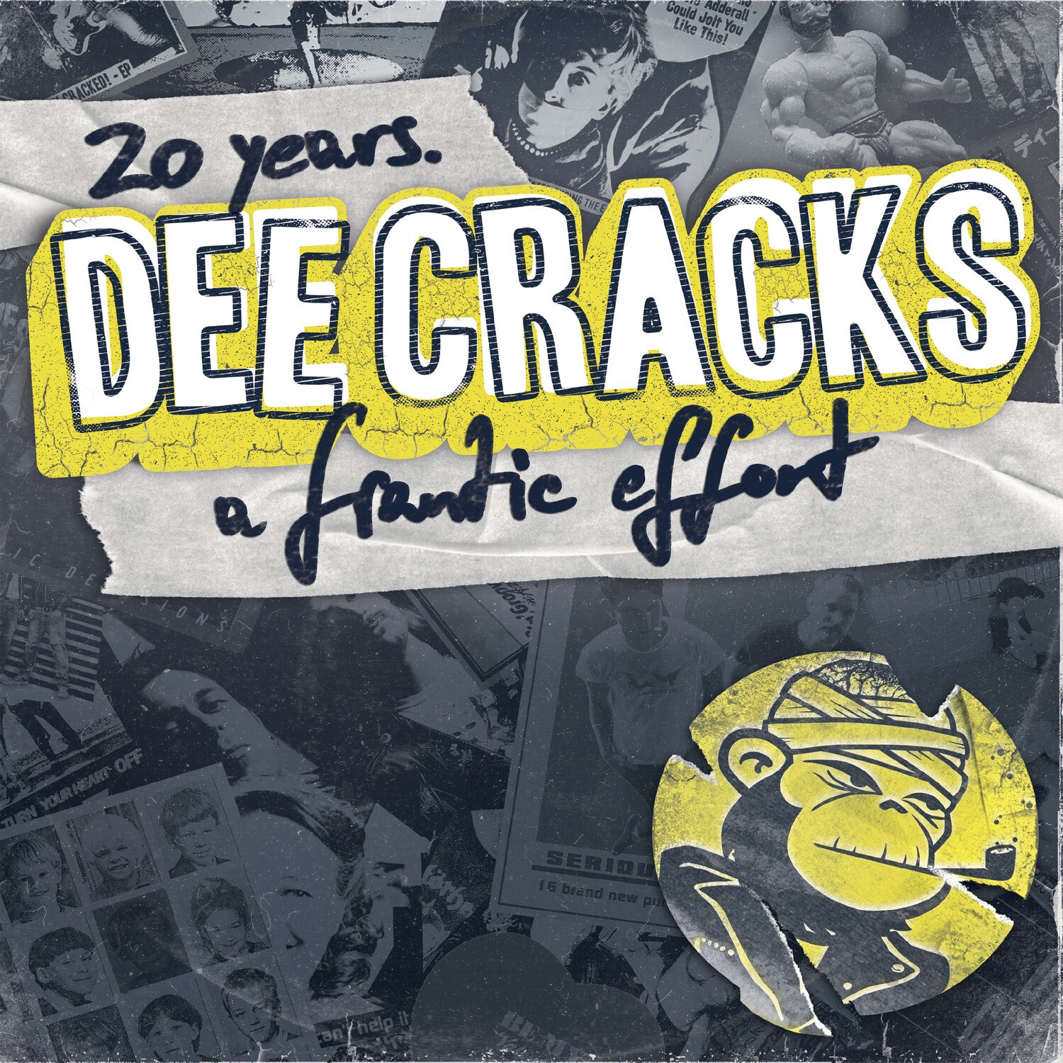Deecracks - 20 Years. A Frantic Effort 3xLP (Yellow Vinyl)