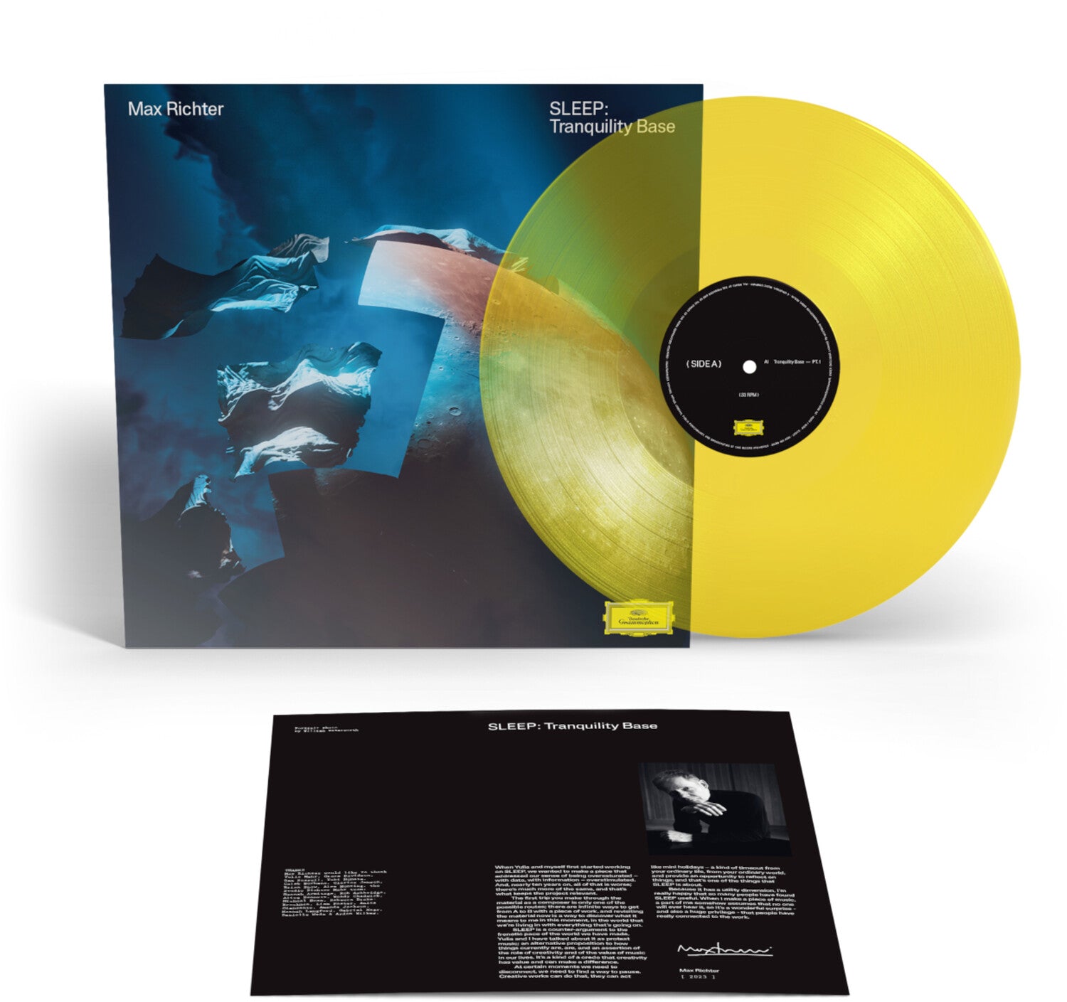 Max Richter - SLEEP: Tranquility Base - Limited Edition Transparent Yellow (Clear Vinyl)