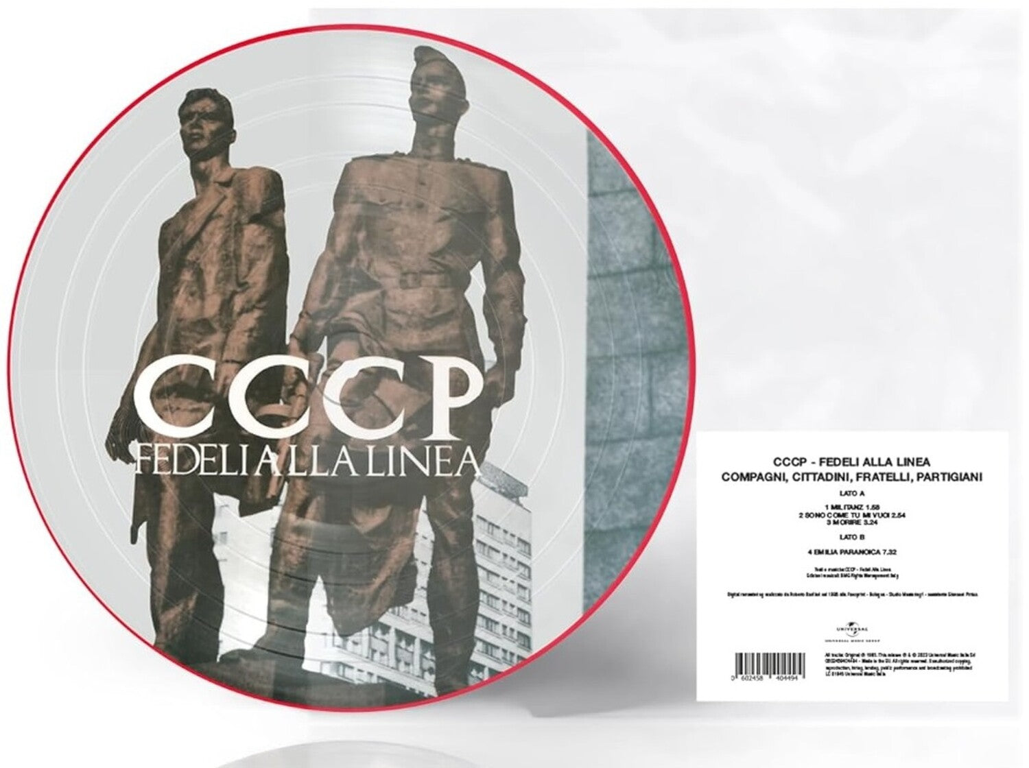 CCCP - Fedeli Alla Linea - Compagni, Cittadini, Fratelli, Partigiani - Red & Picture Disc Vinyl (Red Vinyl)