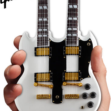 Axe Hvn Gg224ah Gibson Sg Eds1275 Doubleneck White - Axe Hvn Gg224ah Gibson Sg Eds1275 Doubleneck White