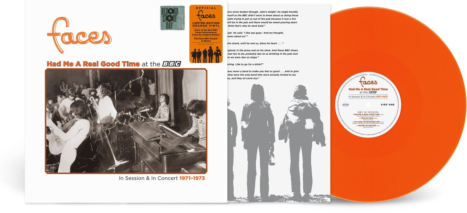 Faces - Had Me A Real Good Time With Faces! In Session & Live at BBC 1971-73 (Orange Vinyl)