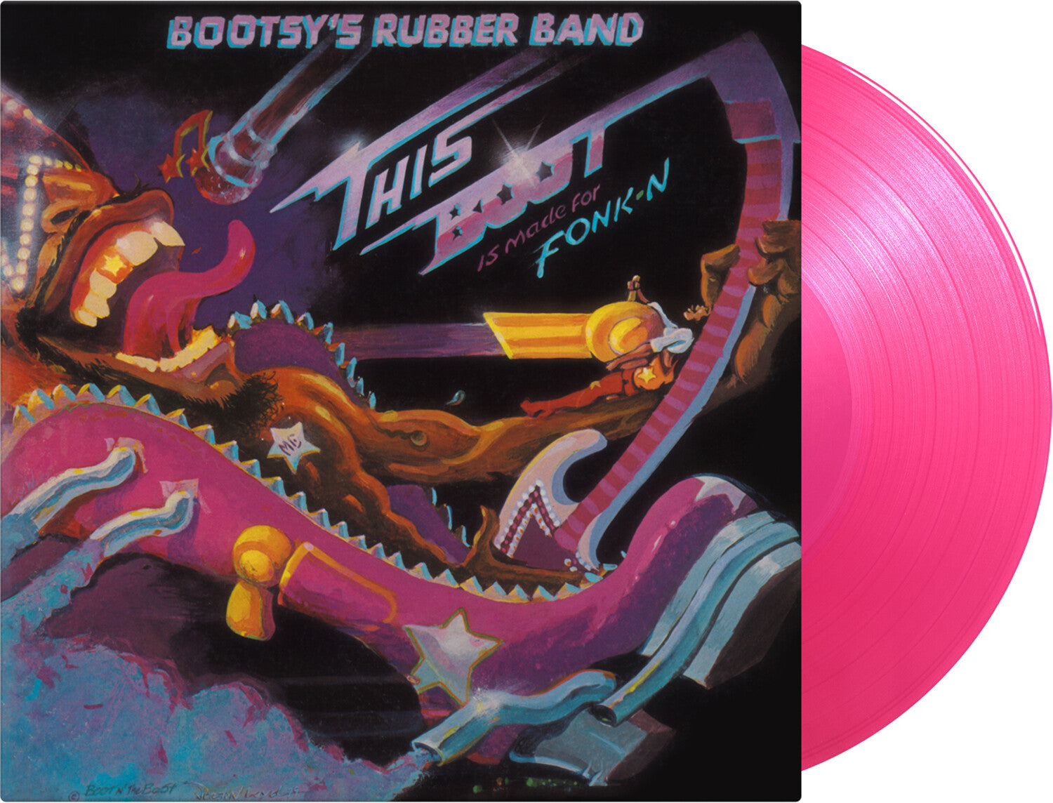 Bootsy's Rubber Band - This Boot Is Made For Fonk-N - Limited 180-Gram Translucent Magenta Colored Vinyl (Magenta Vinyl)