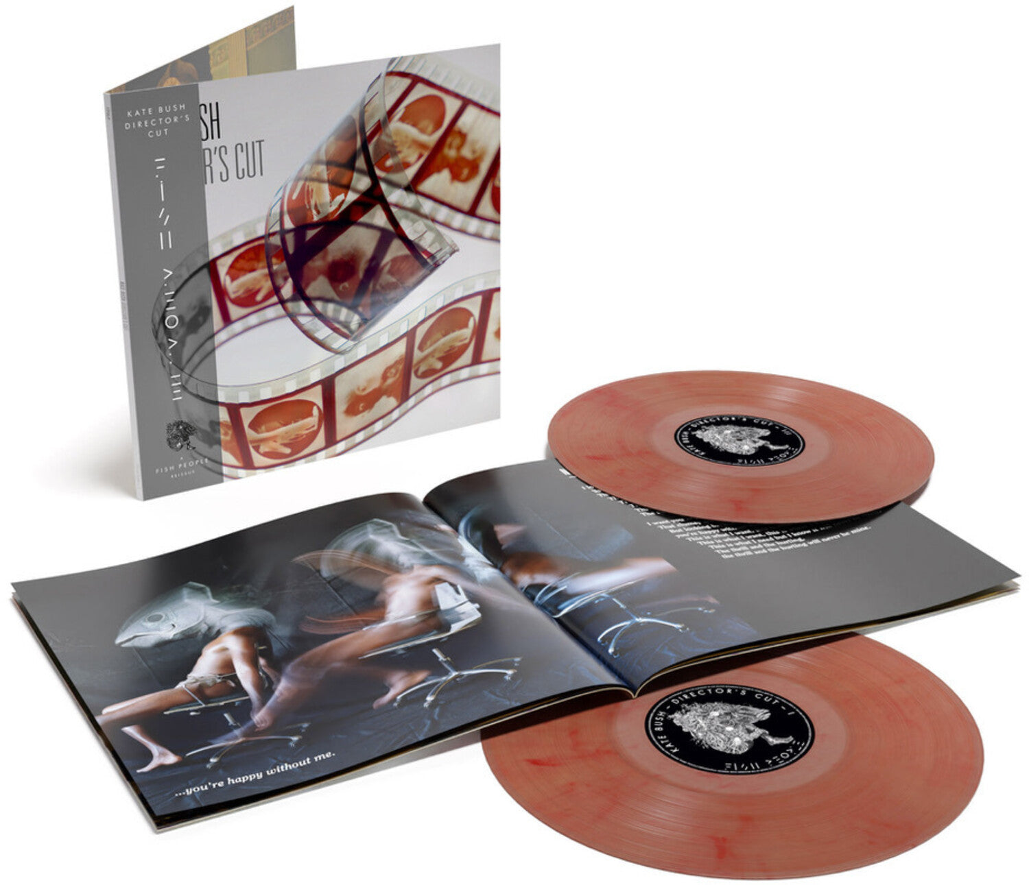 Kate Bush - Director'S Cut - 2018 Remaster 180gm Hazy Red Vinyl Indie Edition, 28pp Booklet 2xLP (Red Vinyl)